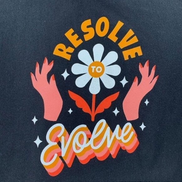 Champion X Steffi Lynn Hoodie Reverse Weave Small Black Resolve To Evolve NEW - Picture 13 of 16